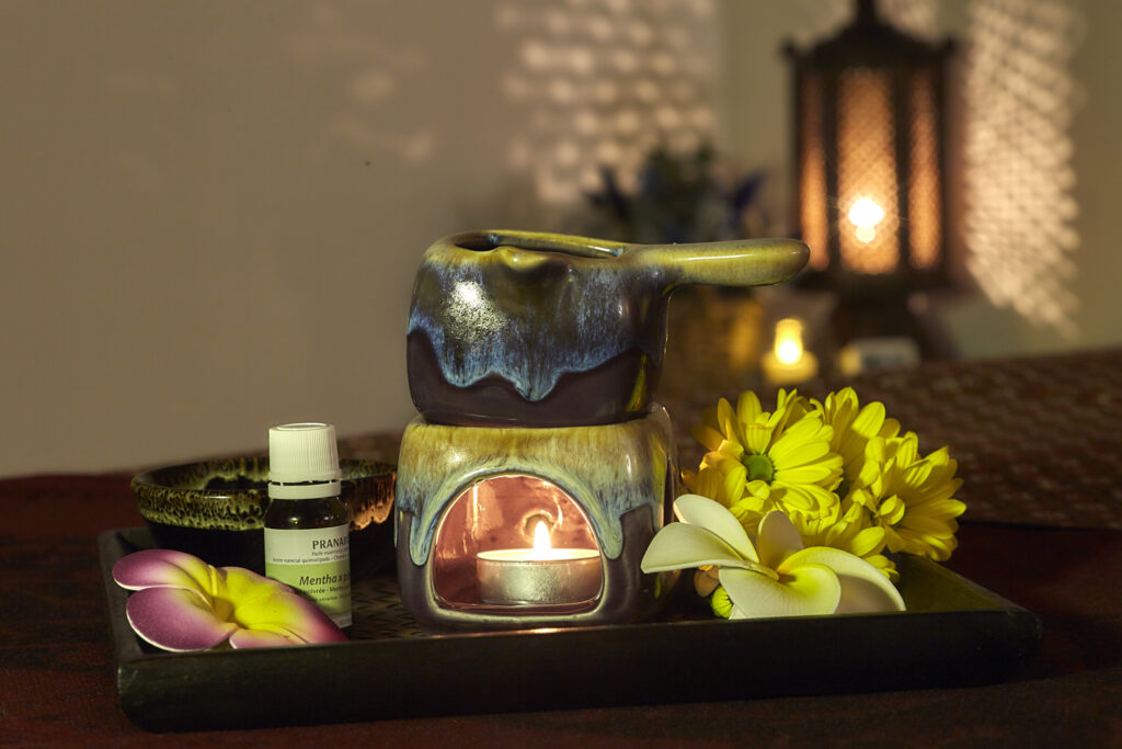 Masaje relajante con aromaterapia